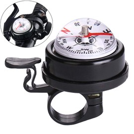 Calayu Bicycle Bell Bicycle Compass Bicycle Handlebar Ring Bell with Compass Bicycle Accessories Handlebar Diameter 2.0 cm 2.5 cm