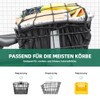 ANZOME Bicycle Basket Luggage Net & Waterproof Cover, Bicycle Basket
