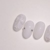 Chrome handmade nail tips - round short / 크롬수제네일팁 -