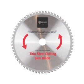 Fein Thin Steel Cutting Saw Blade for Mild and Thin Metals, Aluminum and Stainless Steel - 9-inch Diameter, 60 Teeth - 69908120448