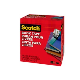 Scotch Scotch Book Tape, 3 in x 540 in, Excellent for Repairing, Reinforcing Protecting, and Covering (845-300)