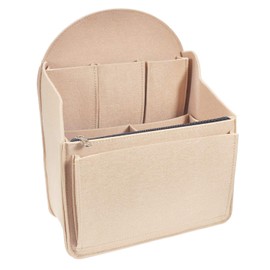 YIICOOLY Felt Backpack Organizer Insert,Purse Organizer for Men Women Backpack Rucksack Handbag Shoulder Bag(Beige,Small)
