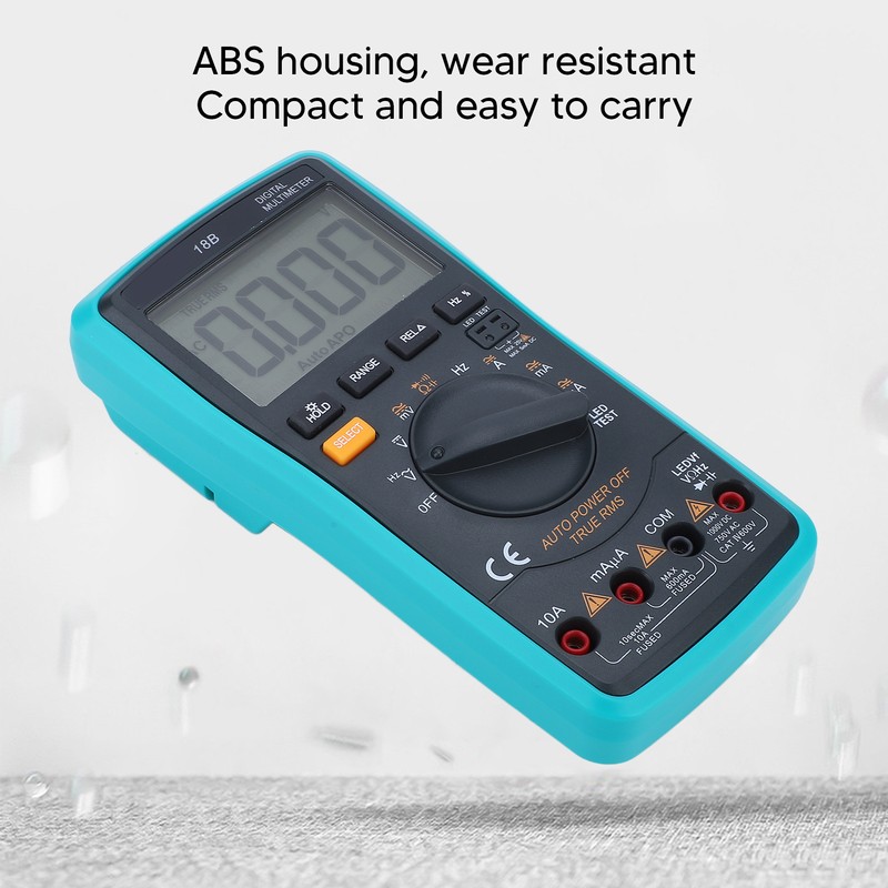 Digital Multimeter Tester Delayed Backlight High Accuracy Electrical Voltmeter Tester