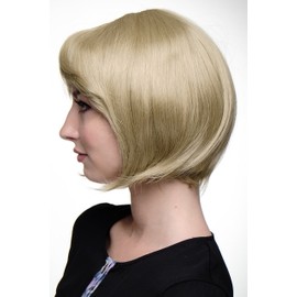 Wig Me Up Women’s Quality Sexy Bob Wig with Straight Fringe - 703 Light ash blonde (24)