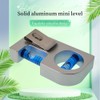 Solid aluminum alloy Mini level ruler portable mini level bubble