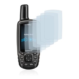 Savvies 6 Pack Screen Protector compatible with Garmin GPSMAP 64st Protection Film Clear