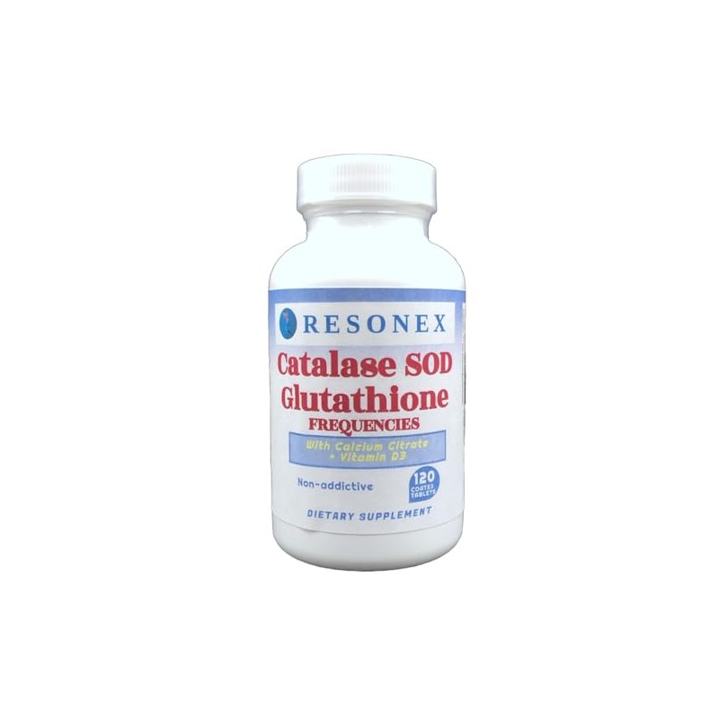 Resonex Catalase, Superoxide Dismutase (SOD), and Glutathione Frequencies- 120 Tablets