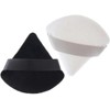 Set of 2 Powder Puff Triangle Velvet Mini Face Makeup