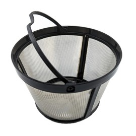 NRP 304 Stainless Steel Permanent Coffee Filter made for BUNN Coffeemaker 10cup & Other 12-14 cup Filter Coffeemakers | Basket filter with handle
