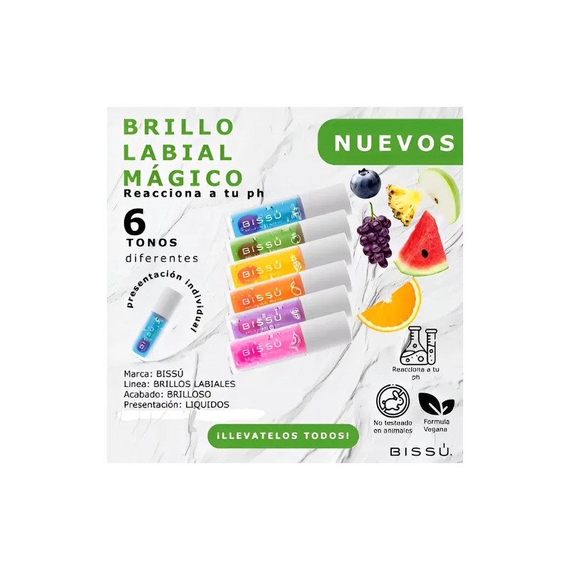 Brillo Labial Mágico Bissú Acabado Brillante