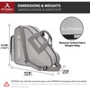 Blackace arteesol Roller Skate Bag,Ice Skate Bag,Inline Skate Bag for