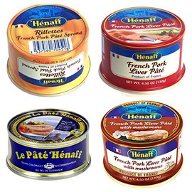From France Henaff Mix Pates and Rillette 4 Types of Different Tastes