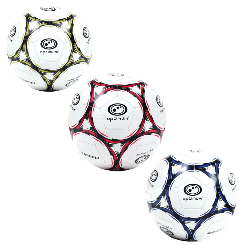 Optimum Classico All-Weather Football Ball - Stylish, Soft-Touch PVC, Even