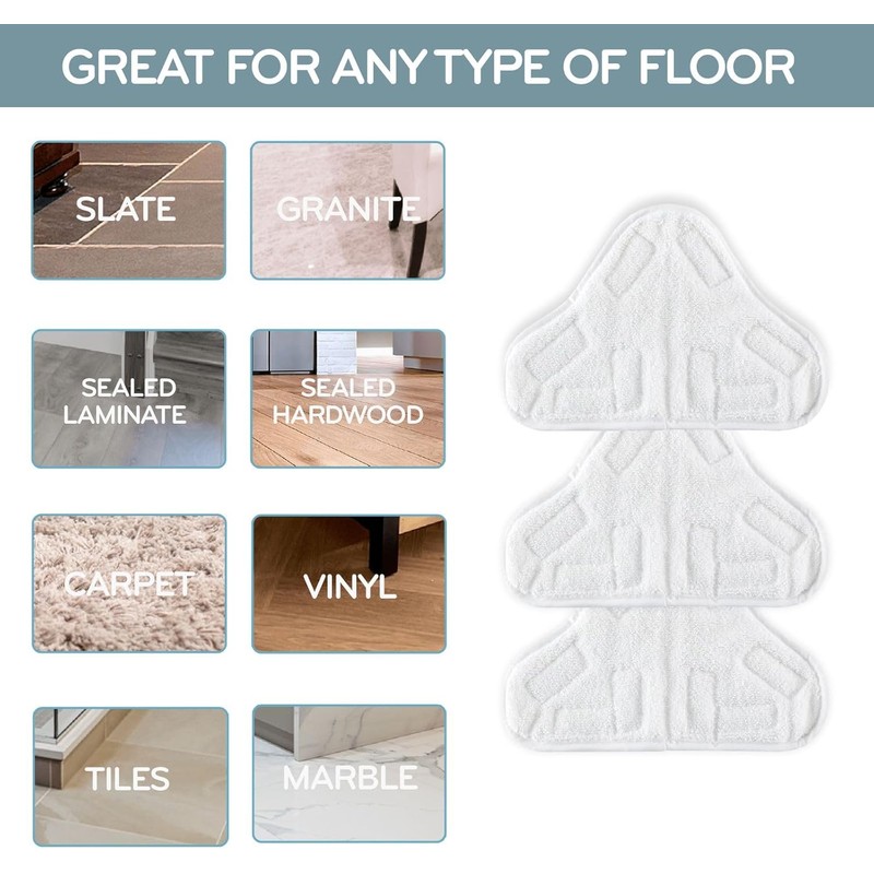 H2O MOP® X5 Accessories (H2O X5-3pk Cloth Set)