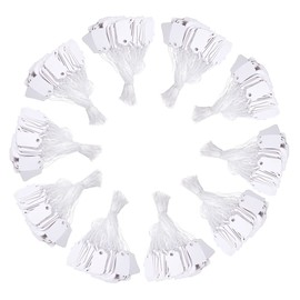 Gotetiso Price Tags Pack of 1000 Labels Thread Hanging Labels Marking Label Gift Tags Price Labels Writeable Blank Price Signs Rectangle Labels