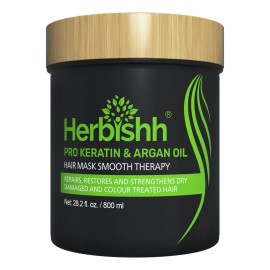 Mascarilla Capilar Herbishh Argan Deep Conditioning 800 Ml