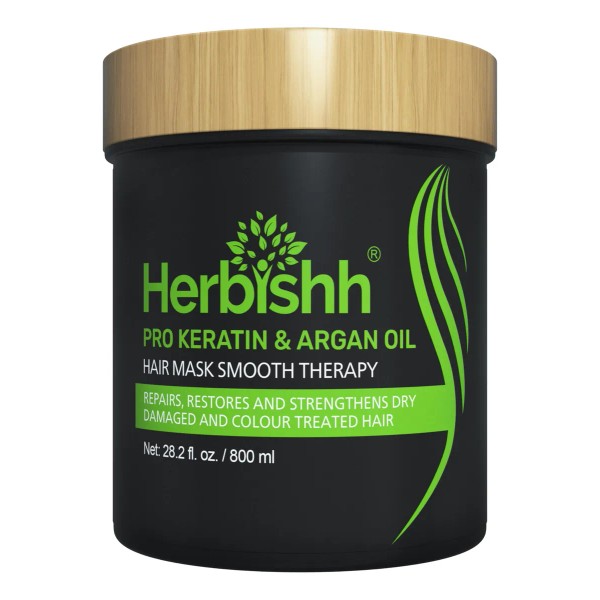 Mascarilla Capilar Herbishh Argan Deep Conditioning 800 Ml