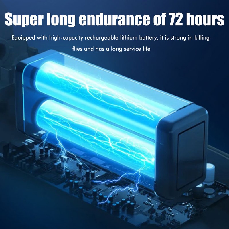 Electric Automatic Rotating Fly Trap Rechargeable Powerful Household Fly Trap