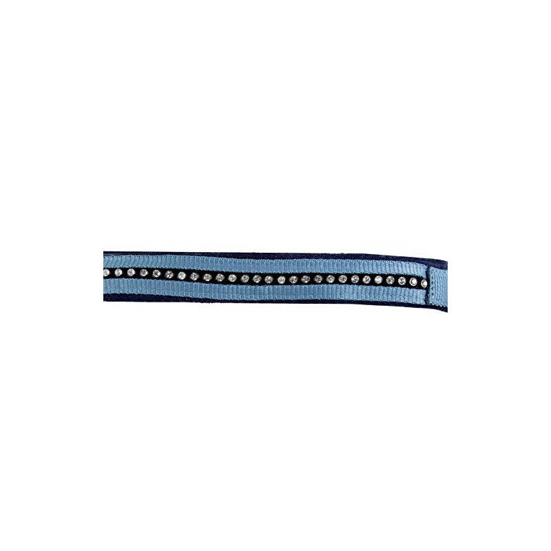 HKM Halter & Leadrope Set Crystal Soft Paded Petrol/Navy Shetland