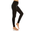 Sofra Ladies High Waist Fleece Leggings Regular & Plus