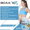 Kit Bcaas Aminoácidos Nanogen Nutrition 500g Recuperador