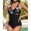 Yonique Tankini Swimsuits for Women Tummy Control Bathing Suits Two