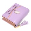 UTO PU Leather Wallet for Women Girls Card Holder Organiser
