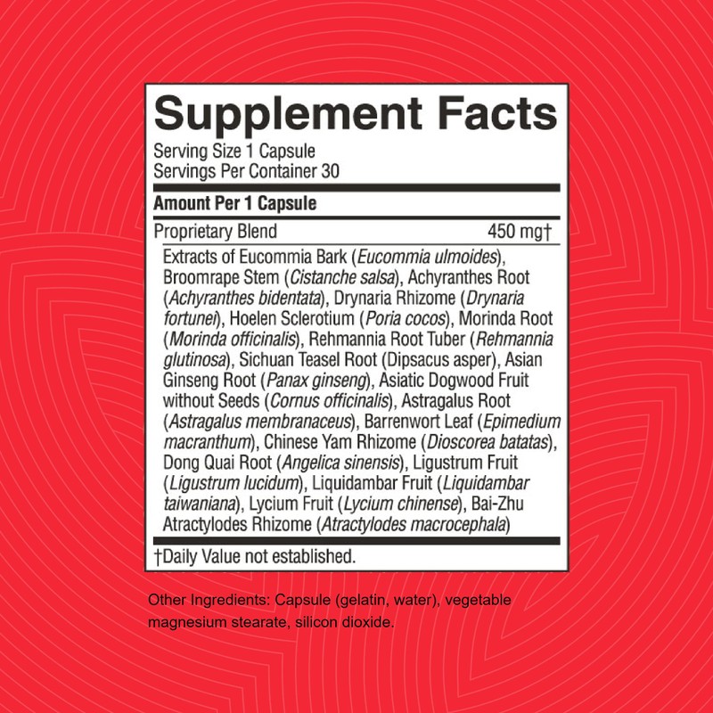 Nature's Sunshine KB-C, Chinese TCM Concentrate, 30 Capsules | Strengthens