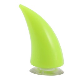 Cuerno de Casco de Motocicleta Aramox, Casco de Goma, Cuerno de Demonio con Ventosa, Accesorios de Decoración para Casco de Motocicleta(Verde)
