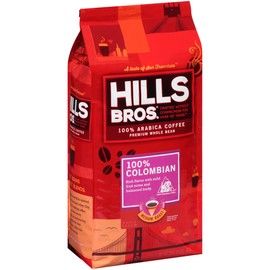 Hills Bros Coffee 100% Colombian Whole Bean, 32 Ounce