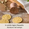 Marcato CZ-GIGL-CLS Corzetto, Forma Giglio, Legno Massello, Linea Premium.