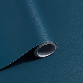 Safiyya 118"x17.7" Dark Blue Peel and Stick Wallpaper Blue Contact Paper Solid Color Removable Self Adhesive Wallpaper Decorative Vinyl Rolls for Wall Furniture