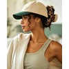 CHLINS 4 Pack 5" Hat-Friendly Claw Clips for Baseball Caps