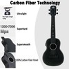 Electric Concert Ukulele, EASTROCK Carbon Fiber 23 Inch Ukelele Kit