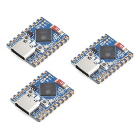 3PCS ESP32-S3 Mini Development Board, Based on ESP32-S3FH4R2 Dual-Core Processor, 240MHz Running Frequency, Support 2.4GHz Wi-Fi & Bluetooth 5, Onboard 4MB Flash Memory/2MB PSRAM