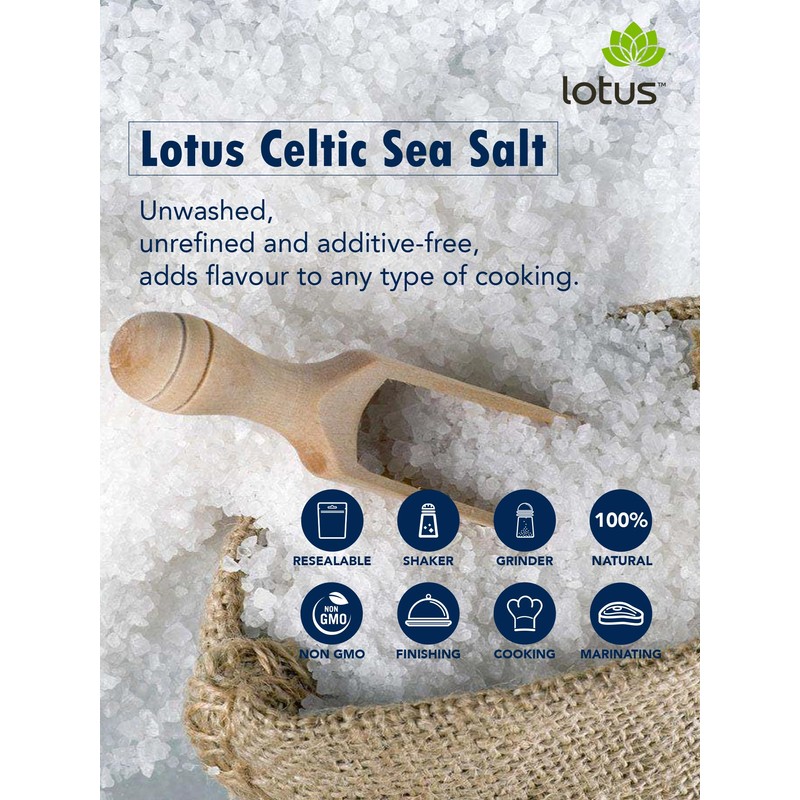 Lotus Coarse Celtic Sea Salt 500 g