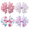 WRBAJIS 4Pcs Butterfly Hair Clips for Girls Butterfly Print Hair