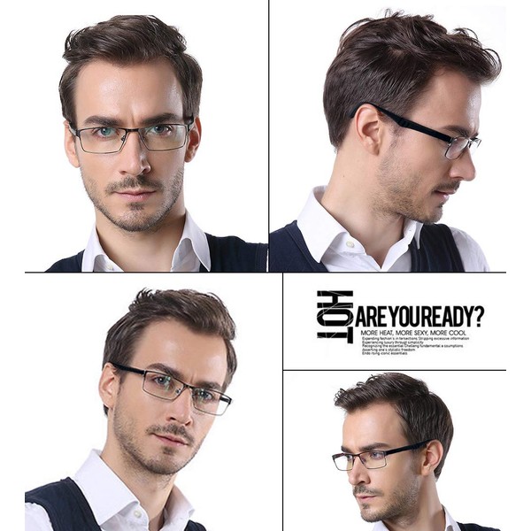 ALWAYSUV Retro Classic Black TR90 Full Format Myopia Myopia Glasses