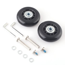 Angel One Silent Series Replacement Tire Kit syoppinguka-to・su-tuke-su・kyari-bokkusu such as wheels Repair for Caster Replacement DIY Repair Replacement (Axle 35 mm Wheels 45 *6*18 mm)
