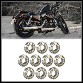 Hihaha 6003ZZ Ball Bearing 17mm x 35mm x 10mm Double Shielded 6003-2Z 80103 Deep Groove Bearings High Carbon Steel Z1 (Pack of 10) Durable Material