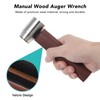 Manual Wood Auger Wrench Hand Survival Auger Wrench Multifunctional Woodworking