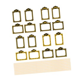SM SunniMix 16Pcs DIY Graduation Decorations Centerpieces Sticks Reusable Prop Frame Class of 2025 for Tables Party Supplies Celebrating