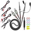 2 Packs Oscilloscope Clip Probes with BNC to Minigrabber Test