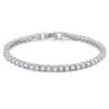 SecreTalk Moissanite Tennis Bracelet for Women, 5.2-6.0cttw 925 Sterling Silver