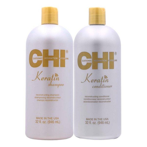 CHI Keratin Duo Shampoo & Conditioner Set 32 OZ