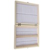 100PCS Biology Glass Prepared Microscope Slides Specimens Wooden Slide Storage