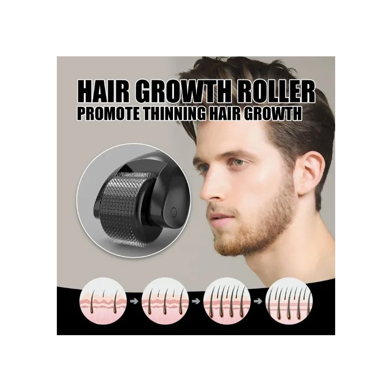 Dermaroller Barba Rodillo Facial Regenerador Aguja 0,5 Mm