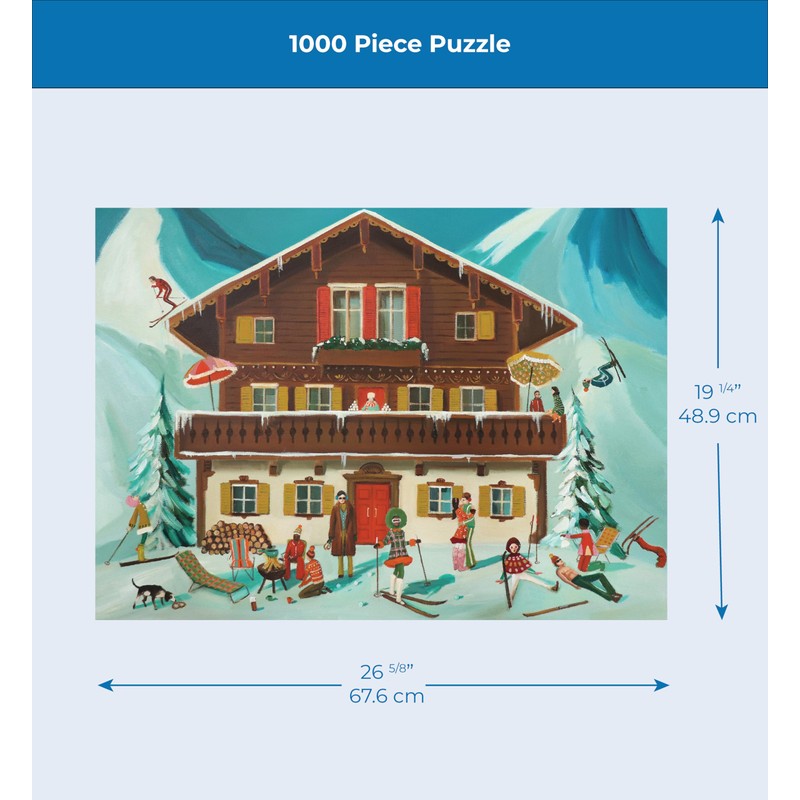 New York Puzzle Company - Janet Hill Mountain Moguls -