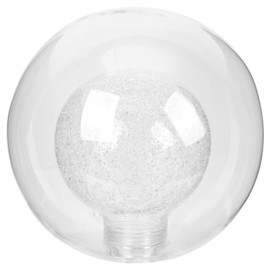 OSALADI Clear Seeded Glass Globe Lamp Shade Replacement Round Sphere Glass Globes Lamp Cover for Pendant Light Chandelier Wall Sconce
