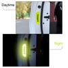 LANZMYAN Universal Door Open Reflective Warning Stickers Auto Open Sign